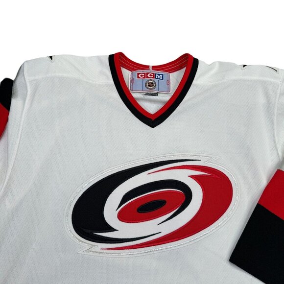 CCM White and Red Hockey Jersey - Picture 8 of 9